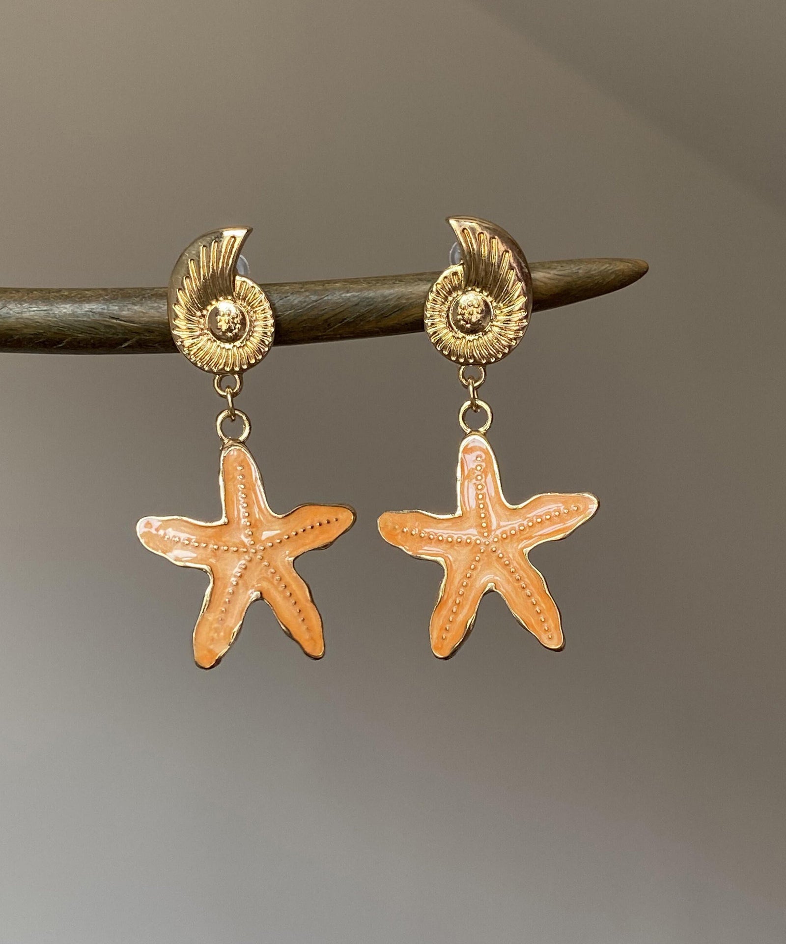 Dames Oorbellen Met Zeester Design 2