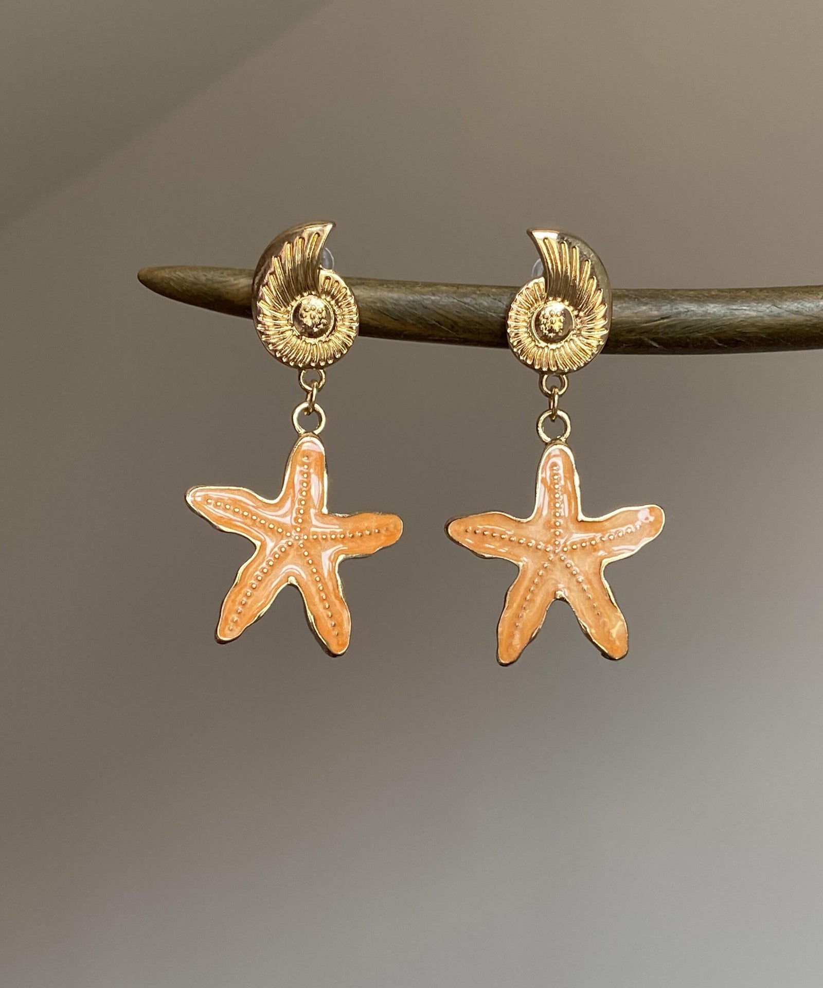 Dames Oorbellen Met Zeester Design 3