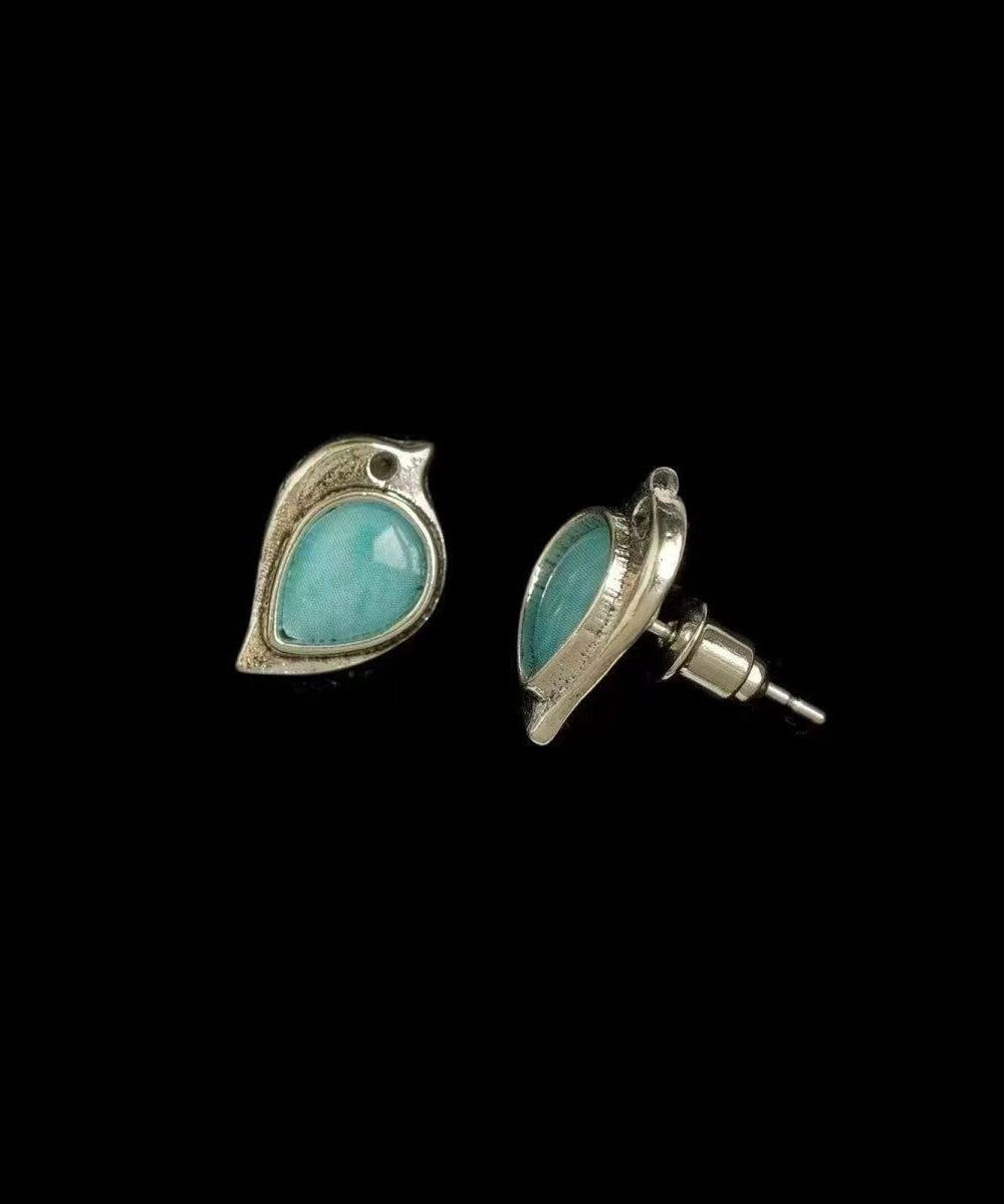Dames Oorbellen Sparrow Stud Turquoise Design 3