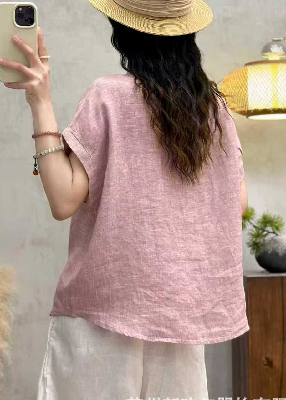 Dames Oversized Blouse met Peter Pan Kraag 3