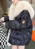 Dames Oversized Duck Down Puffer Jacket met Bontkraag 1