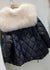 Dames Oversized Duck Down Puffer Jacket met Bontkraag 4