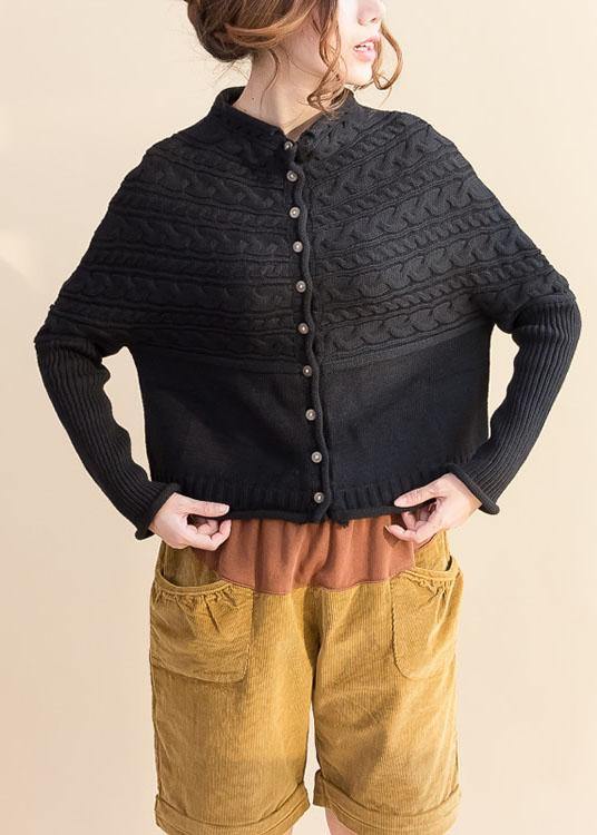 Dames Oversized Gebreide Cardigan met Knopen Casual 1