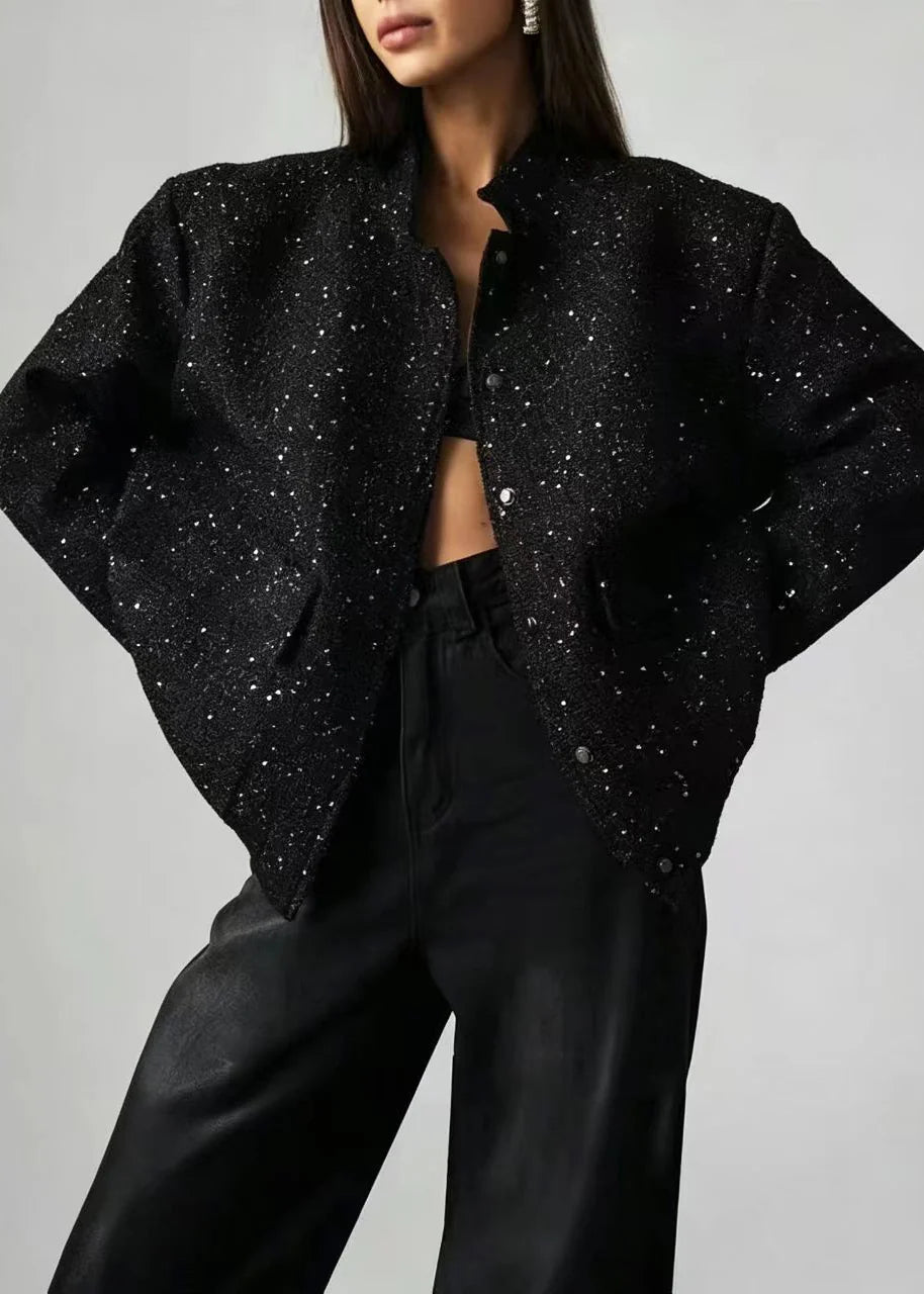 Dames Oversized Jas Met Opstaande Kraag 2