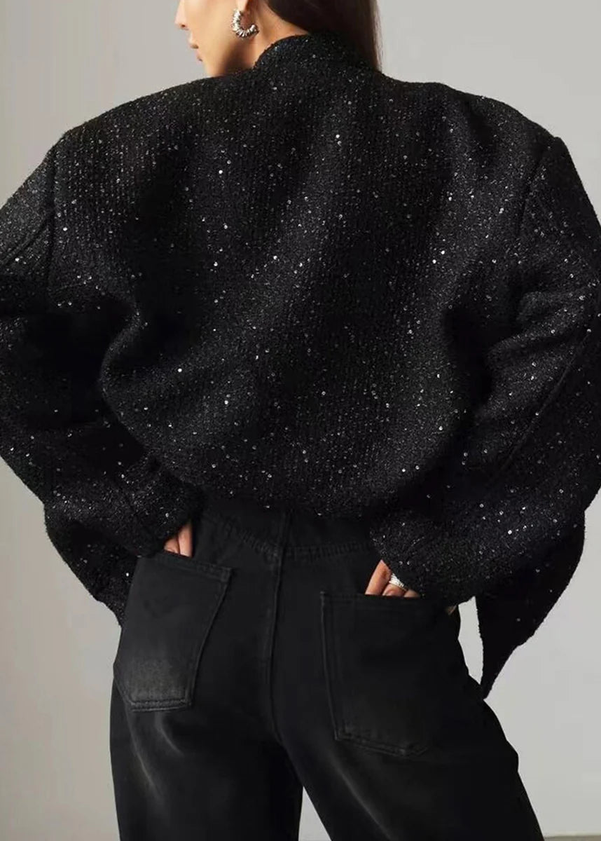 Dames Oversized Jas Met Opstaande Kraag 4