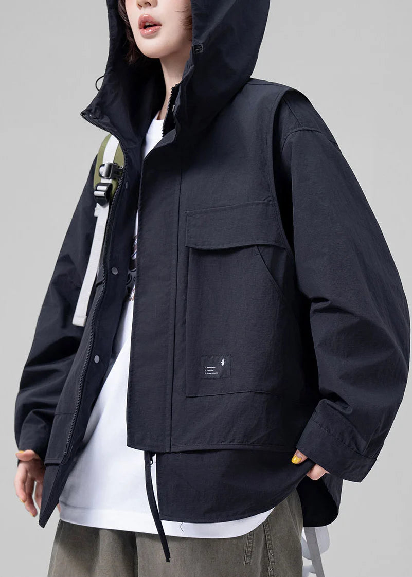 Dames Oversized Jas Patchwork Stijl voor Herfst 1