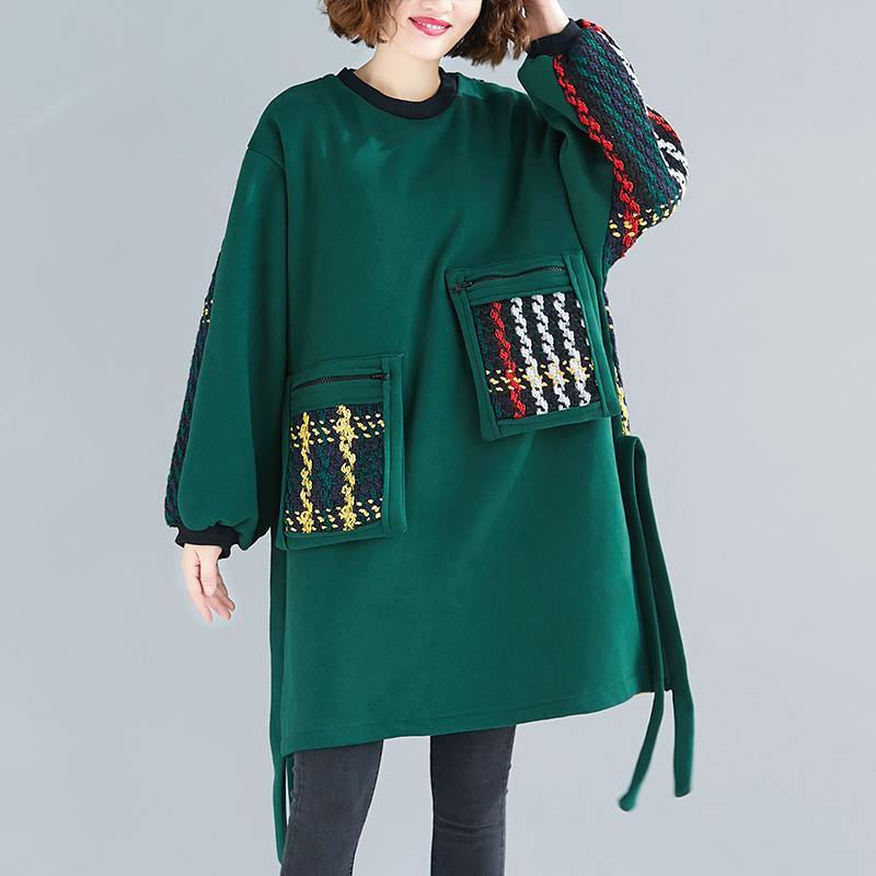 Dames Oversized Jurk Patchwork Design 2