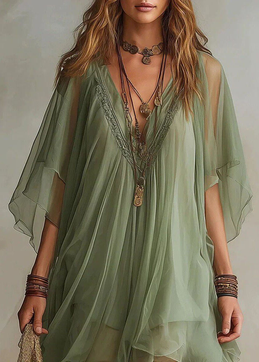 Dames Oversized Jurk Tweedelige Set Bohemien Stijl 3