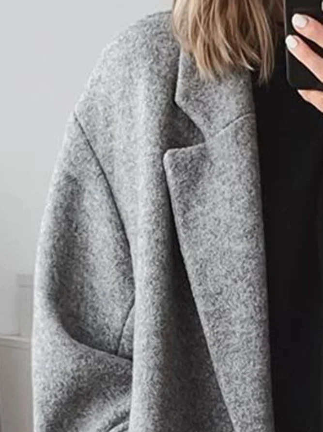 Dames Oversized Lange Jas Stijlvol 3