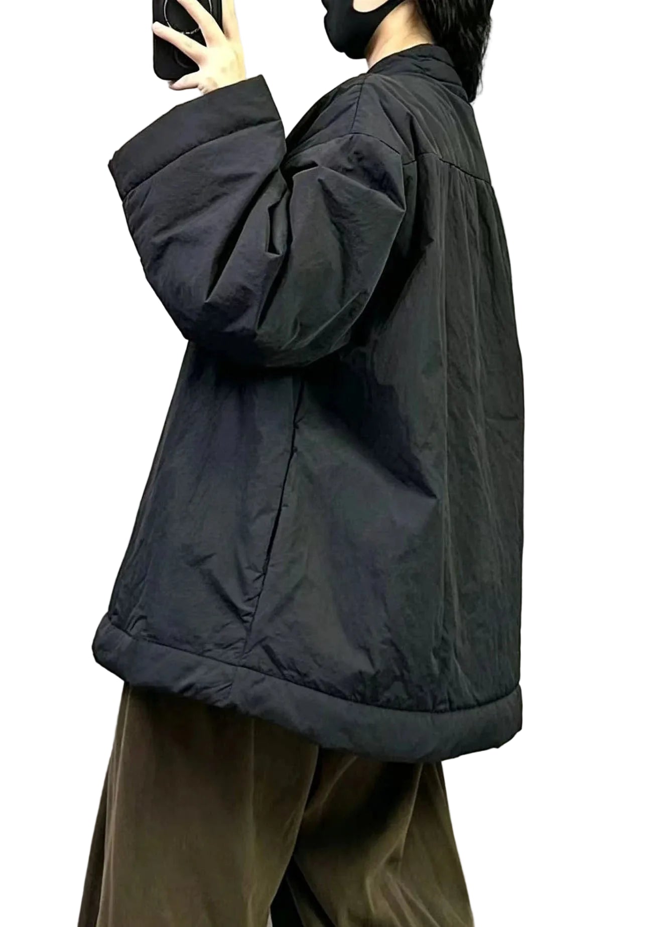 Dames Oversized Parka Bloemenprint Winterjas 3