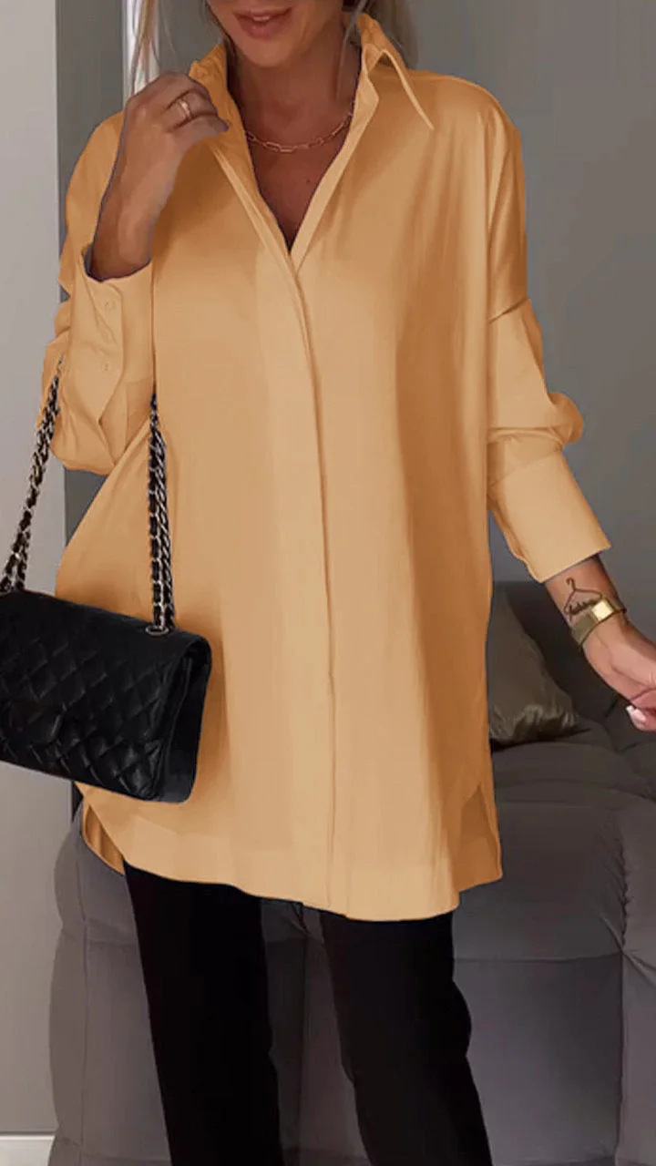 Dames Oversized Shirt Casual Stijl 3