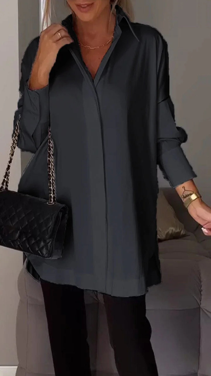 Dames Oversized Shirt Casual Stijl 5