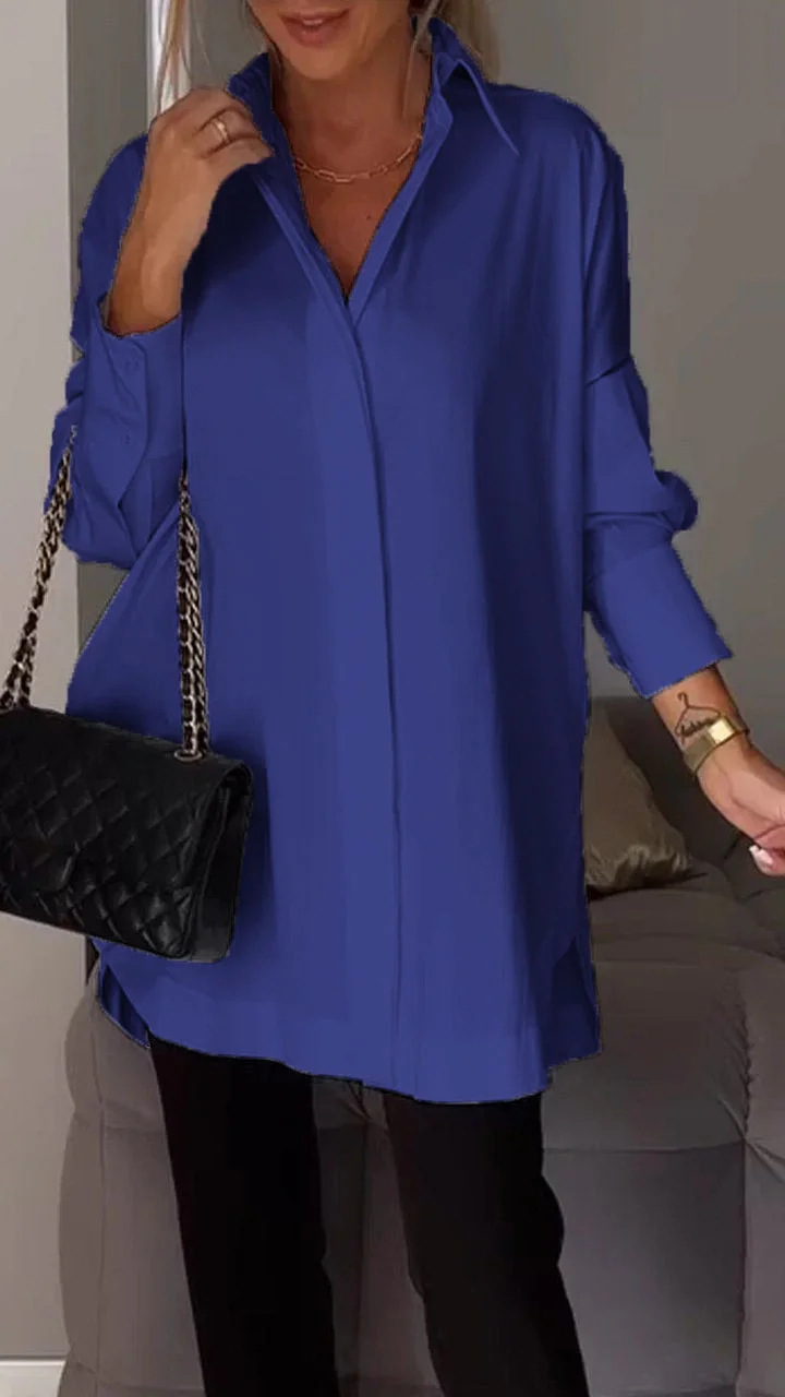Dames Oversized Shirt Casual Stijl 7