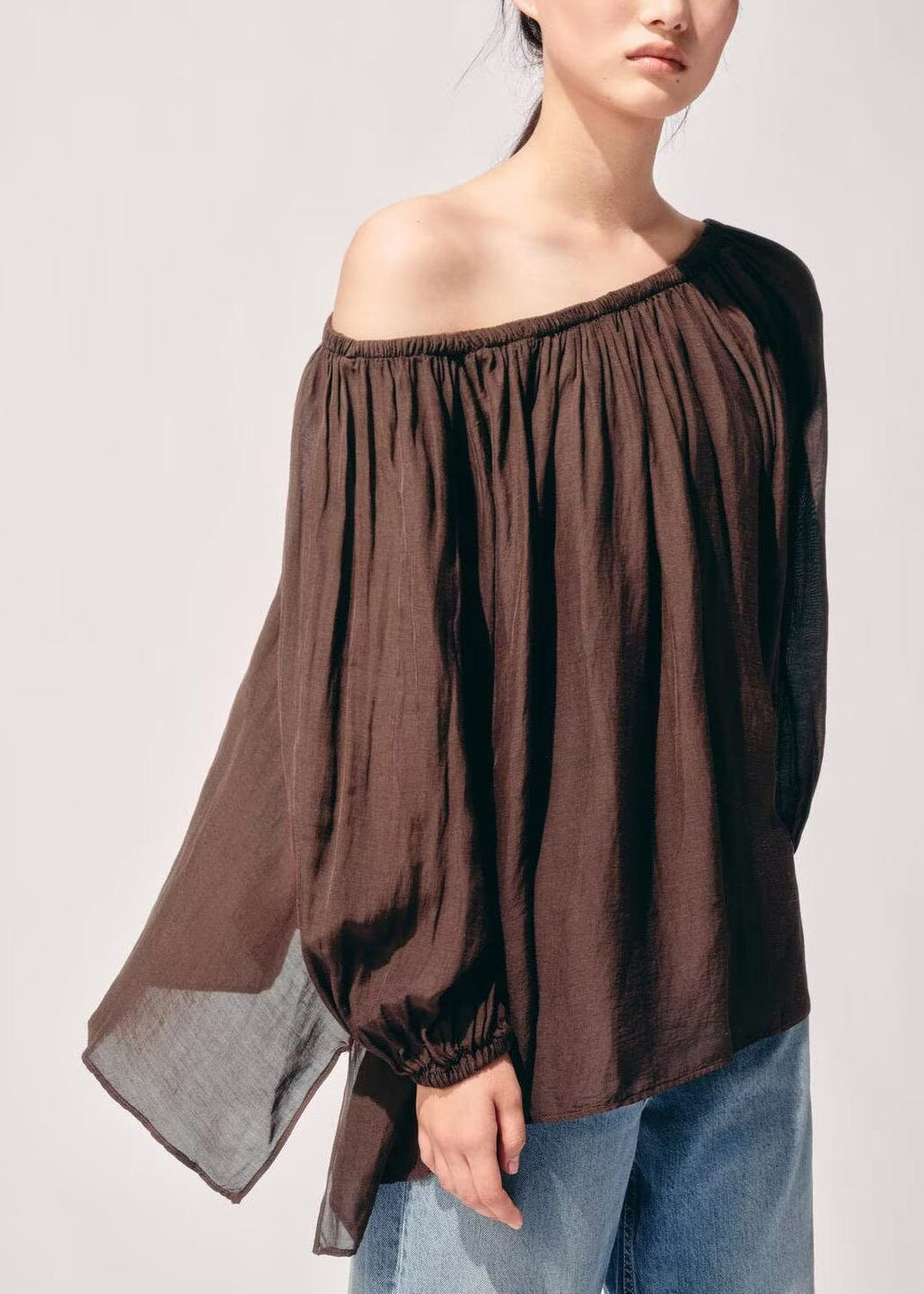 Dames Oversized Shirt Gerimpeld Zomerstijl 0