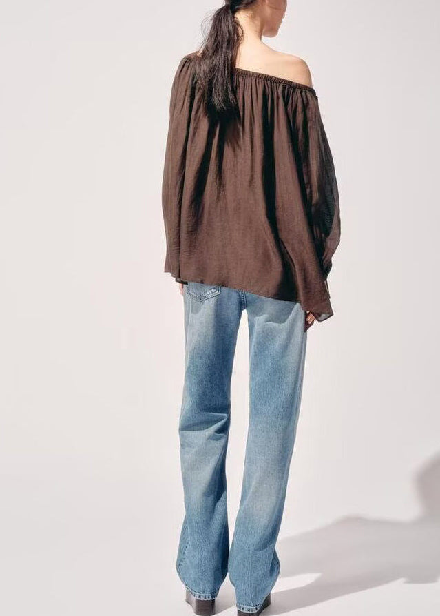 Dames Oversized Shirt Gerimpeld Zomerstijl 2