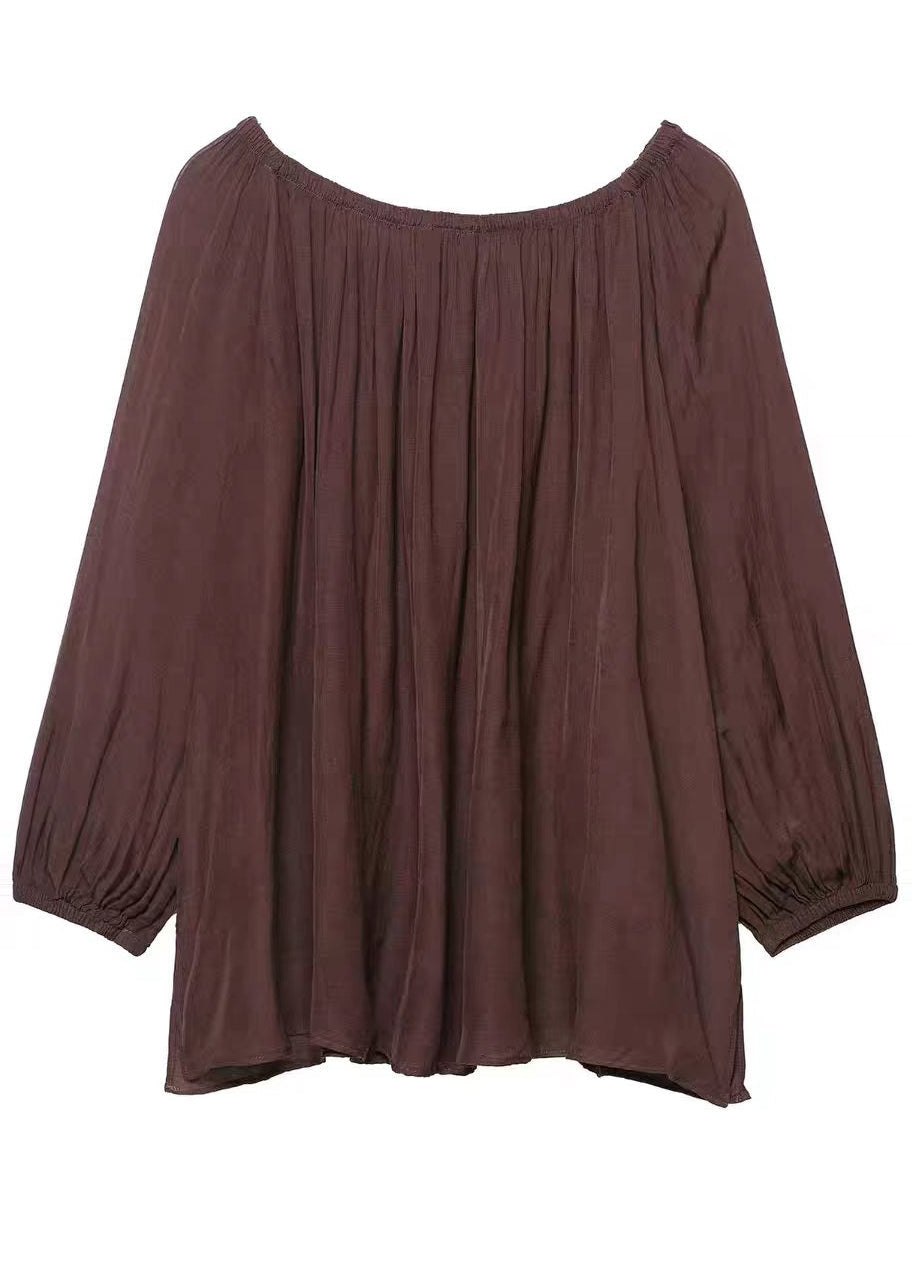 Dames Oversized Shirt Gerimpeld Zomerstijl 4