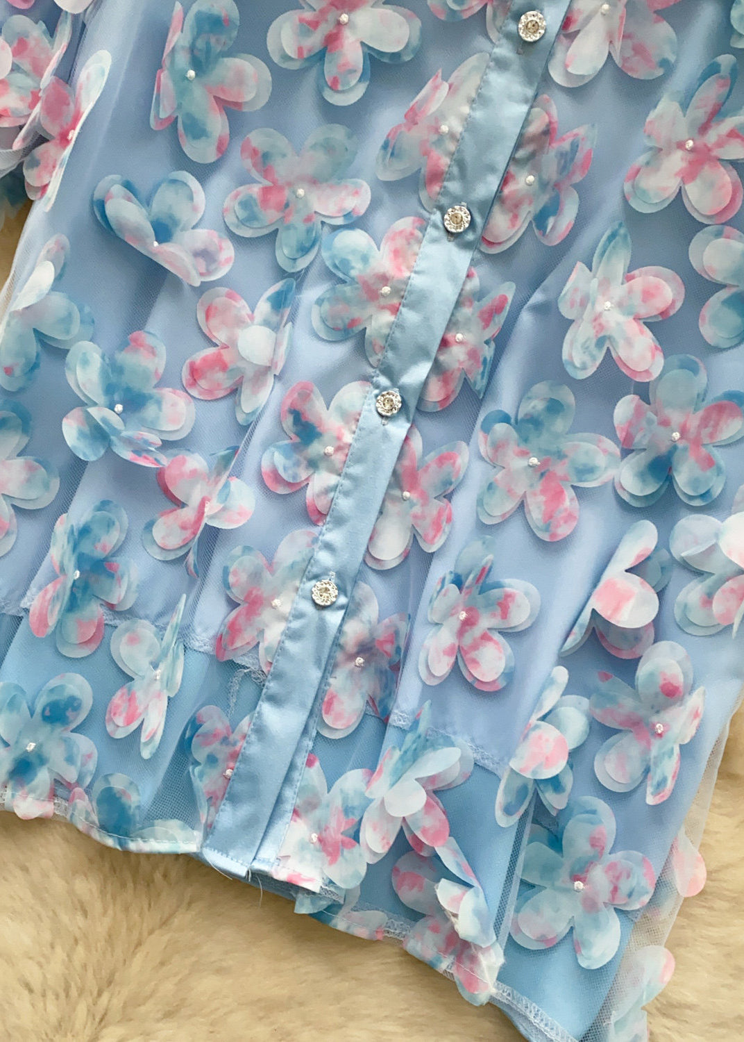 Dames Oversized Shirt Met Bloemenprint Zomerstijl 3