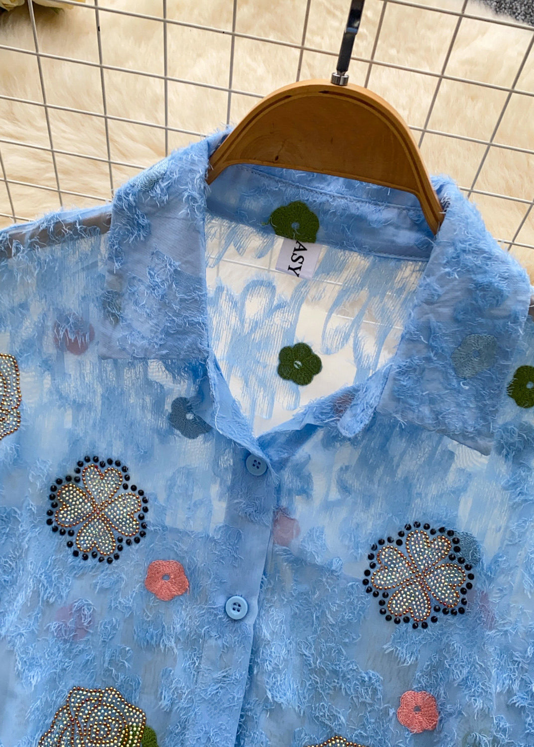 Dames Oversized Shirt Met Zomerprint 3
