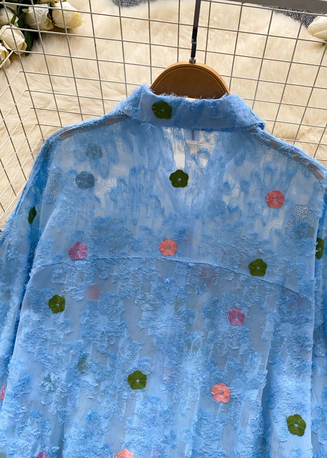 Dames Oversized Shirt Met Zomerprint 4