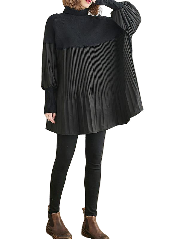 Dames Oversized Shirt met Hoge Hals 0