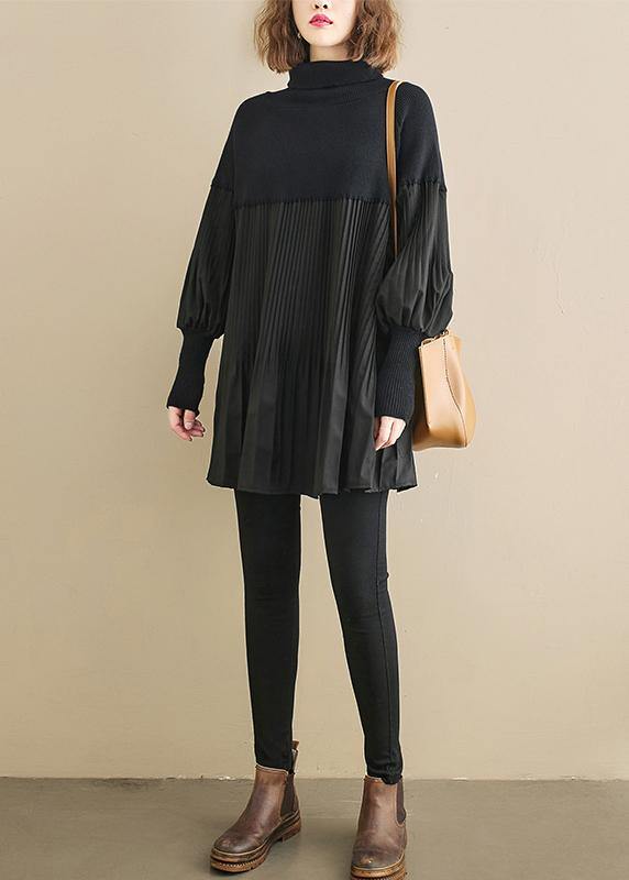 Dames Oversized Shirt met Hoge Hals 2