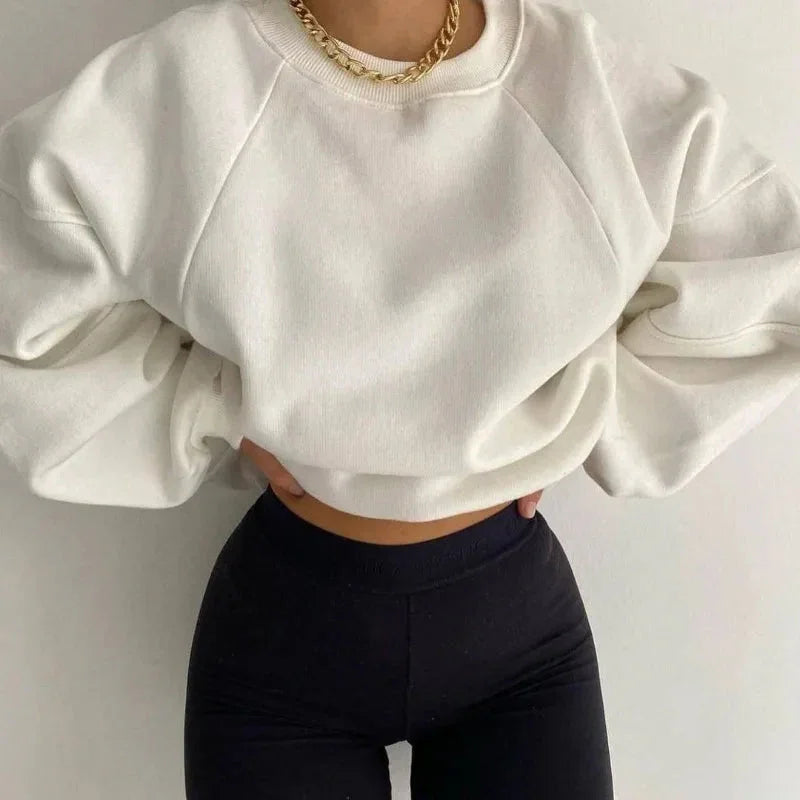 Dames Oversized Sweatshirt Casual Stijl 0