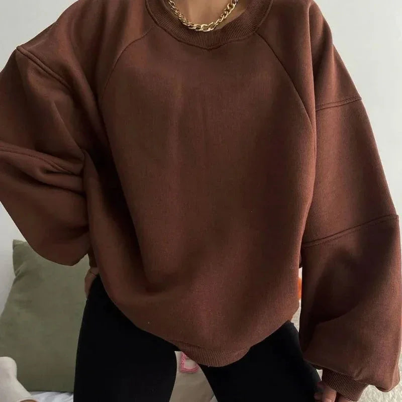 Dames Oversized Sweatshirt Casual Stijl 3