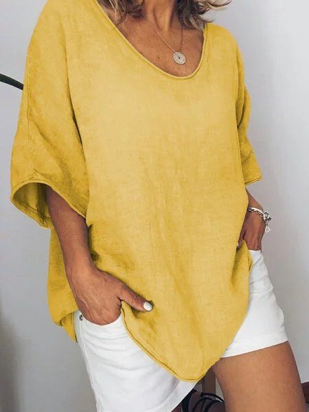 Dames Oversized T-shirt Casual 2