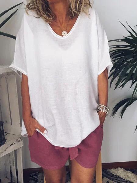 Dames Oversized T-shirt Casual 3