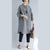 Dames Oversized T-shirt met Geruite Print en Omgeslagen Kraag 3