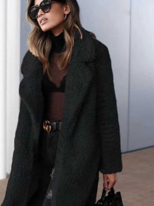 Dames Oversized Teddyjas met Reverskraag 3