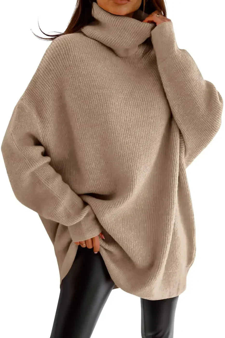 Dames Oversized Trui Casual Viscose 1