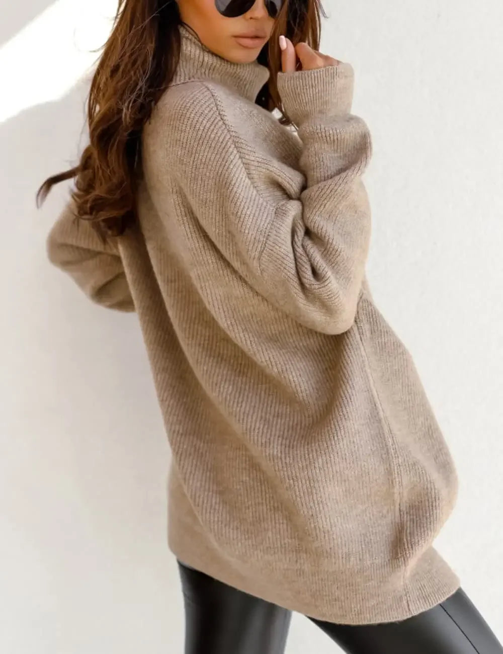 Dames Oversized Trui Casual Viscose 2