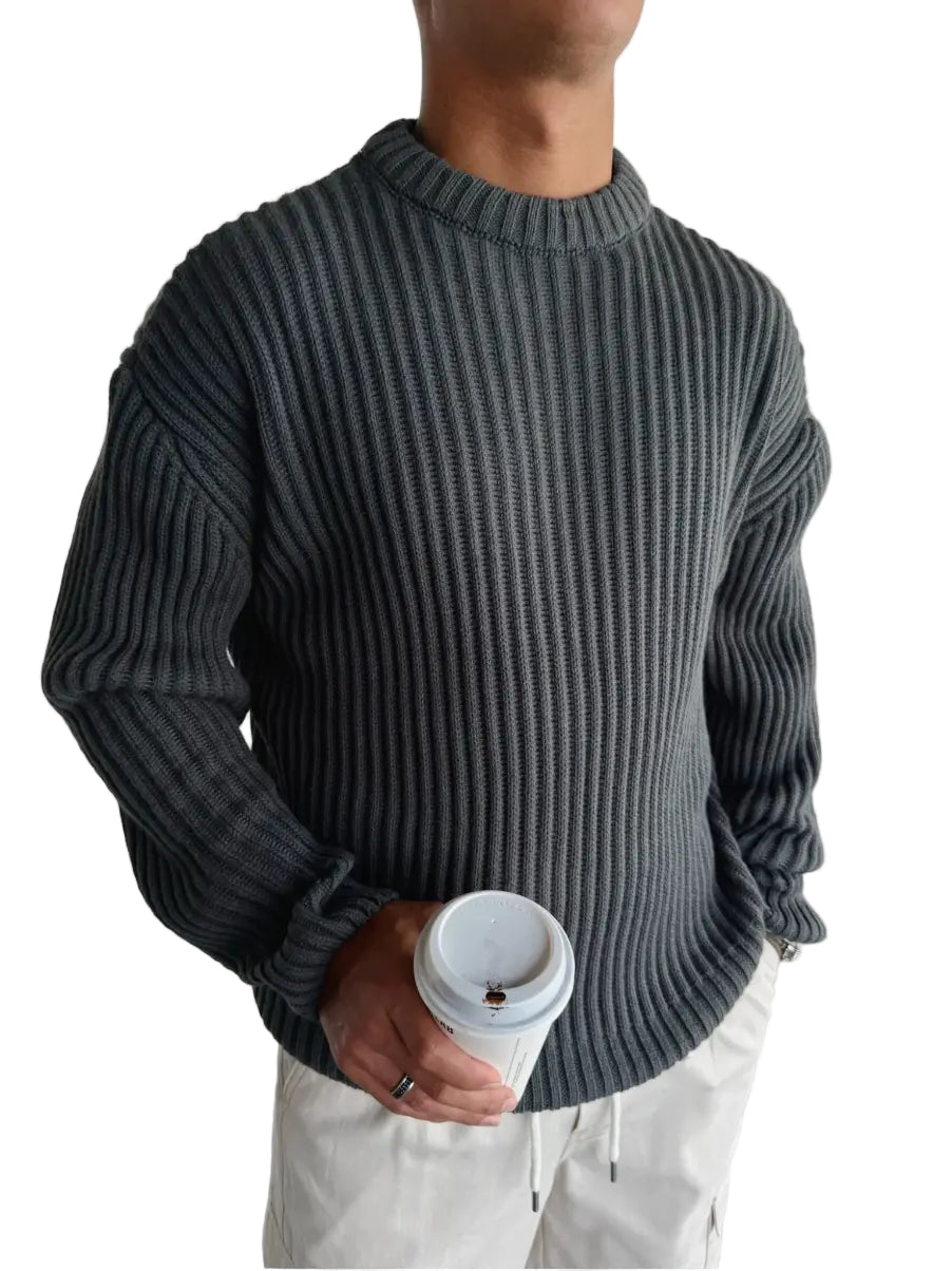 Dames Oversized Trui Gebreid 0