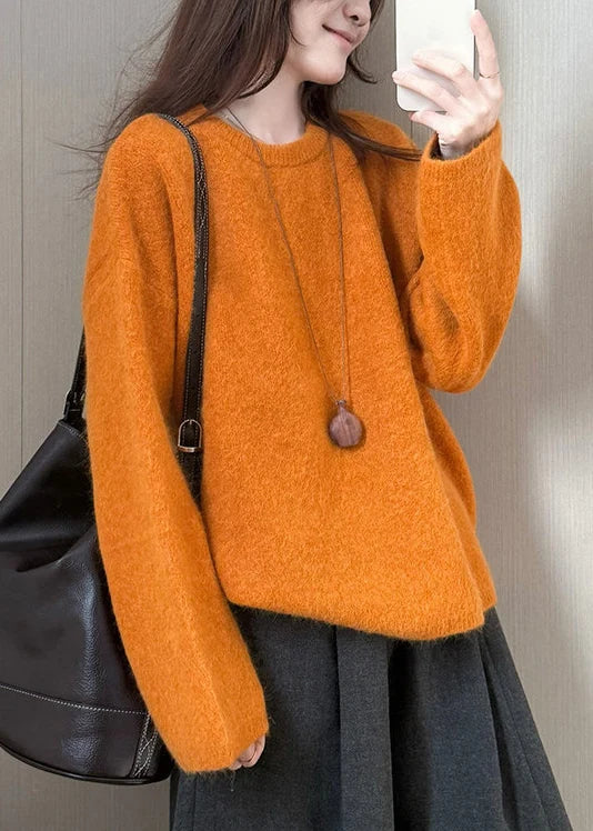 Dames Oversized Trui Gebreid Comfortabel Warm 2