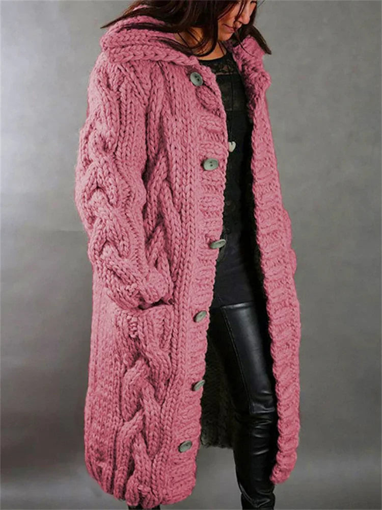 Dames Oversized Vest met Capuchon 2