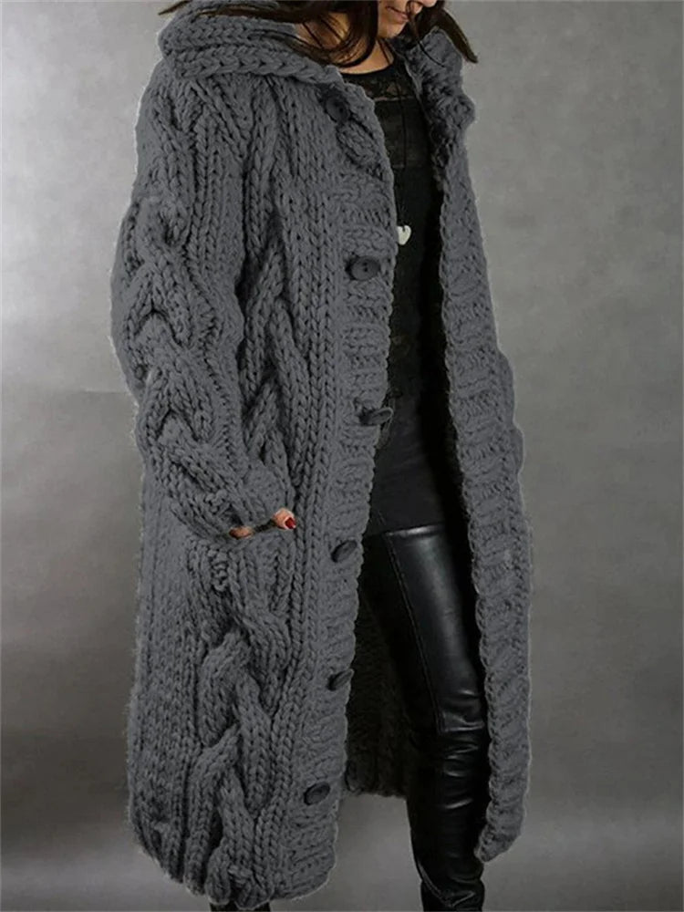 Dames Oversized Vest met Capuchon 3