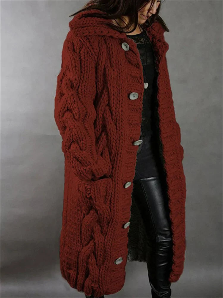 Dames Oversized Vest met Capuchon 5