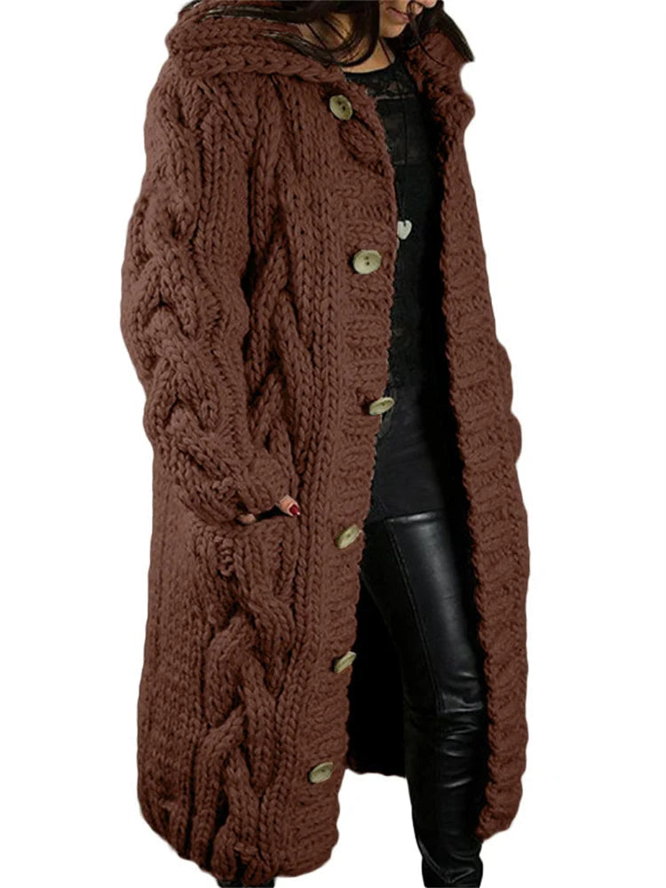 Dames Oversized Vest met Capuchon 6