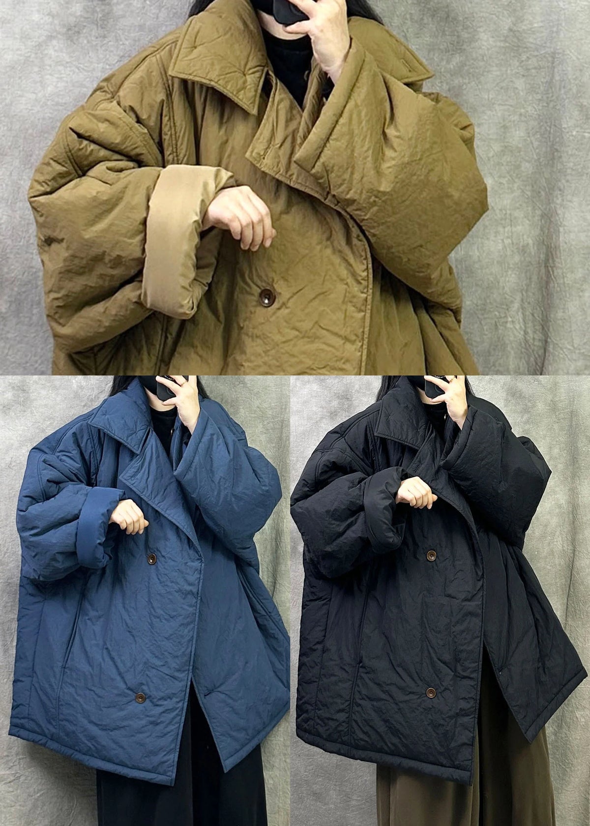 Dames Oversized Winterjas Gewatteerd 4