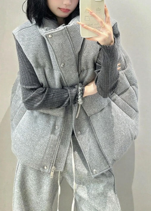 Dames Oversized Wintervest Comfortabel Warm 0