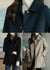 Dames Oversized Wollen Jas met Knopen 4