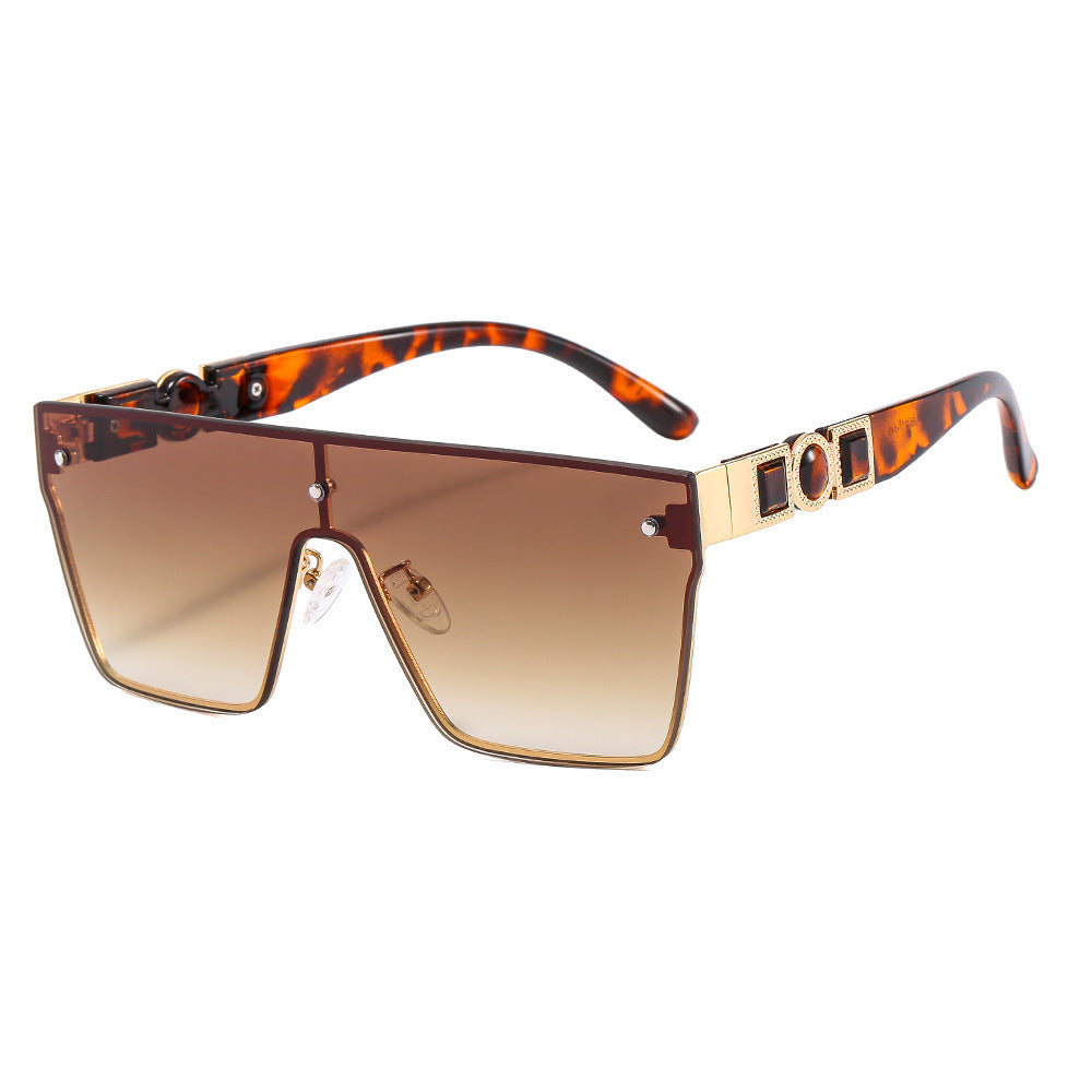 Dames Oversized Zonnebril Met Modieus Frame 5