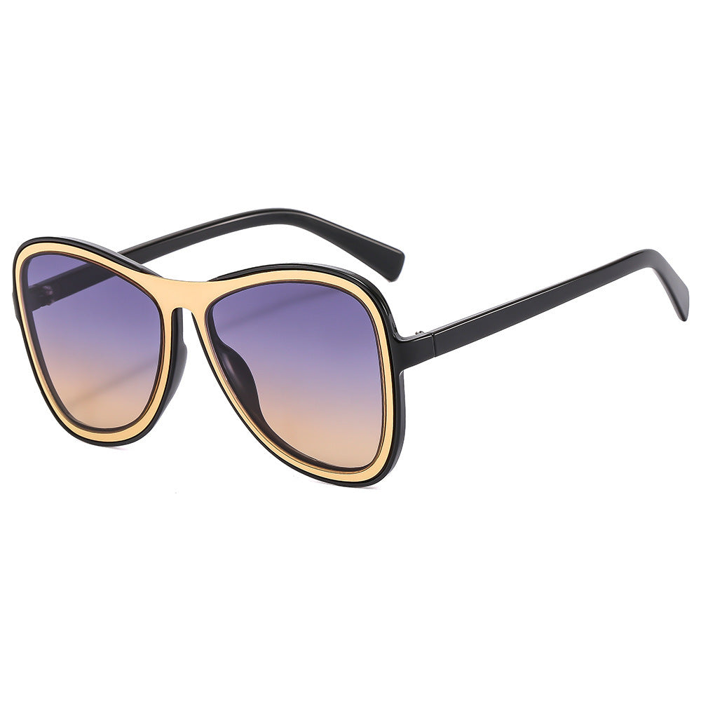 Dames Oversized Zonnebril Modern Schildpad Design 2