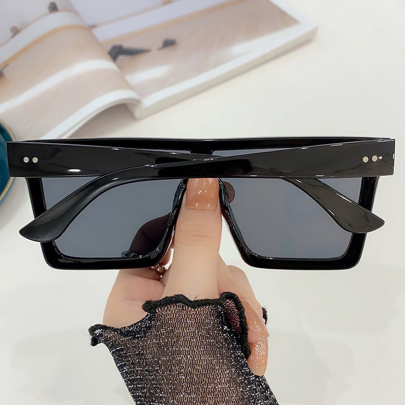 Dames Oversized Zonnebril Rechthoekig Frame 3