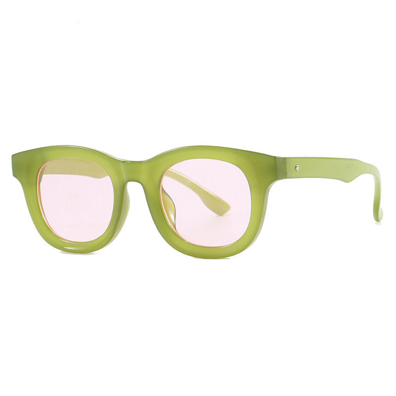 Dames Oversized Zonnebril met Opvallend Design 7