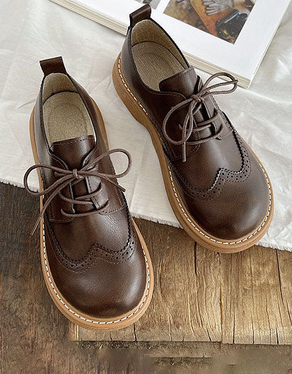 Dames Oxford Schoenen in Brogue Stijl 1