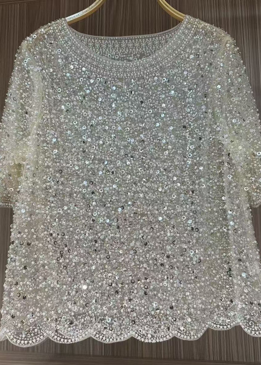Dames Pailletten Top met Tule voor Zomerstijl 1