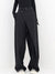 Dames Pantalon Moderne Fit Asymmetrische Tailleband Zacht Ademend Materiaal 1