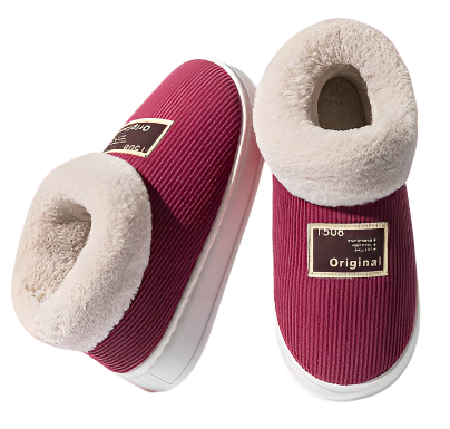 Dames Pantoffels Imitatiebont Gevoerd Comfortabel TPR Zool 0